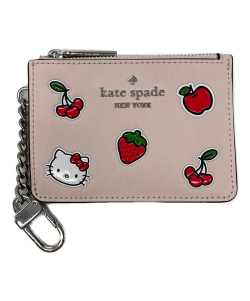 Kate Spade（ケイトスペード）Kate Spade (ケイトスペード) HELLO KITTY (ハローキティ) ハローキティ X KSNY ニューヨーク ステッカー キー リング ピンクの古着・服飾アイテム