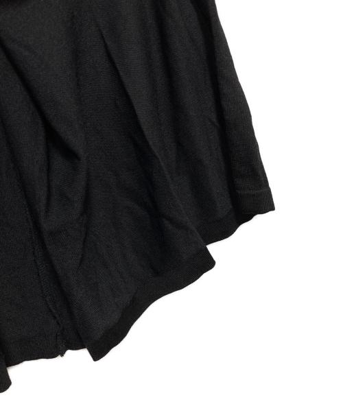LEONARD FASHION（レオナールファッション）LEONARD FASHION (レオナールファッション) シルク混ロングカーディガン ブラック サイズ:42の古着・服飾アイテム