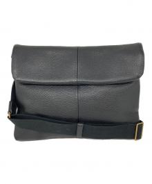 fetia（フェティア）の古着「レザーショルダーバッグ」｜ブラック
