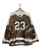 ）の古着「HOCKEY JSY RLT MEDIUM OLIVE」｜ベージュ×ホワイト