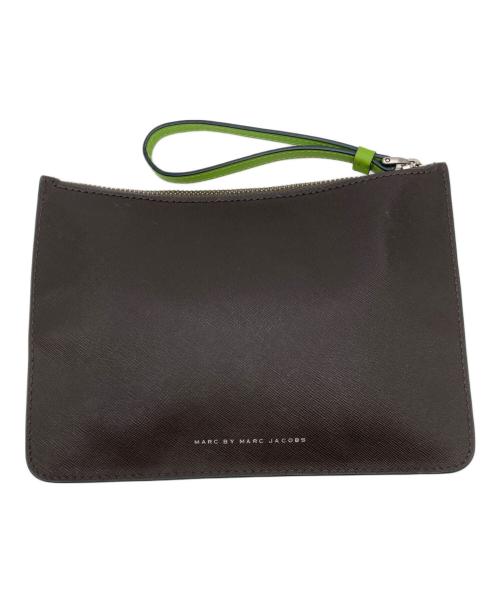 Marc by Marc Jacobs（マークバイマークジェイコブス）Marc by Marc Jacobs (マークバイマークジェイコブス) スタッズデザインポーチ ブラウンの古着・服飾アイテム