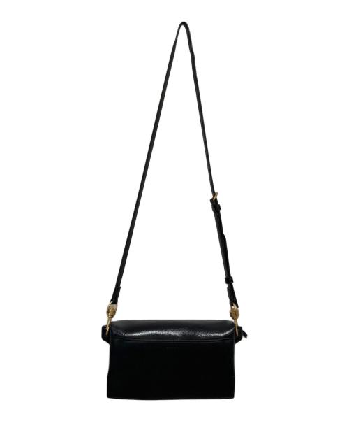 ALL SAINTS（オールセインツ）ALL SAINTS (オールセインツ) レザーショルダーバッグ ブラックの古着・服飾アイテム