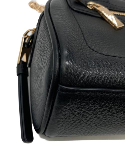 MICHAEL KORS（マイケルコース）MICHAEL KORS (マイケルコース) WILLIAMSBURG ペブルドレザー サッチェル スモール ブラックの古着・服飾アイテム