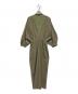 AMERI (アメリ) MEDI OFF SHOULDER PUFF SLEEVE DRESS ベージュ×カーキ サイズ:FREE：8000円