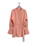 ）の古着「WAIST BLOUSING BLOUSE」｜ピンク