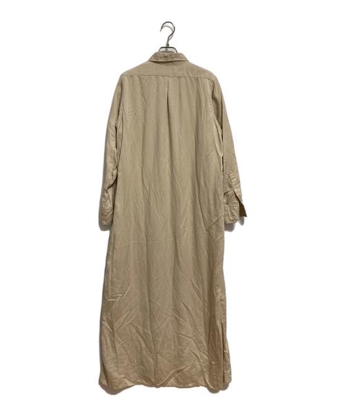 ticca（ティッカ）TICCA (ティッカ) リネン混シャツワンピース ベージュ サイズ:FREEの古着・服飾アイテム