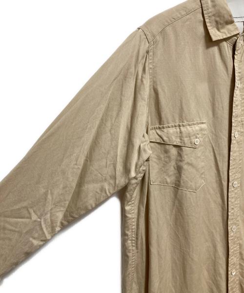 ticca（ティッカ）TICCA (ティッカ) リネン混シャツワンピース ベージュ サイズ:FREEの古着・服飾アイテム