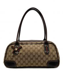 GUCCI（グッチ）の古着「GGキャンバスミニボストンバッグ」｜ベージュ