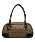 GUCCI（グッチ）の古着「GGキャンバスミニボストンバッグ」｜ベージュ