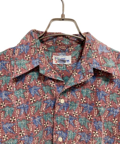 reyn spooner（レイン スプナー）reyn spooner (レイン スプナー) アロハシャツ ボルドー サイズ:Mの古着・服飾アイテム