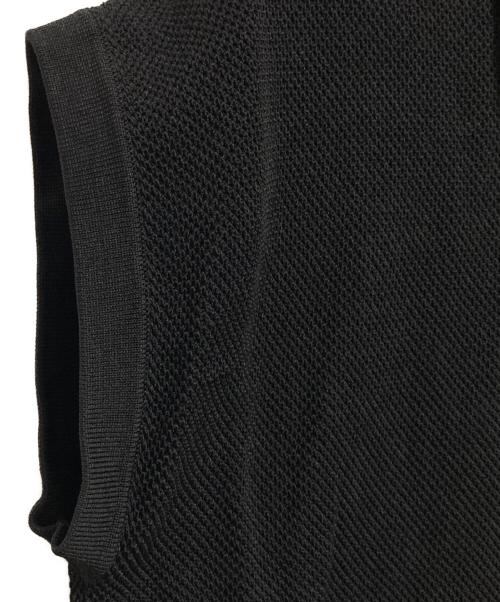 FRED PERRY（フレッドペリー）FRED PERRY (フレッドペリー) RAY BEAMS (レイ ビームス) ノースリーブフレア ポロシャツ ブラック サイズ:36の古着・服飾アイテム