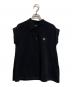 FRED PERRY（フレッドペリー）の古着「ノースリーブフレア ポロシャツ」｜ブラック