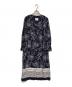 AMERI（アメリ）の古着「REHEMA KEY NECK DRESS」｜ブラック