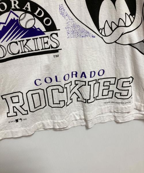 USED（ユーズド）USED (ユーズド) 90’sプリントTシャツ ホワイト サイズ:不明の古着・服飾アイテム
