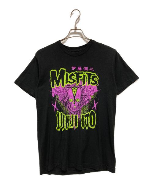 JUNJI ITO（ジュンジ イトウ）Junji Ito (ジュンジ イトウ) MISFITS (ミスフィッツ) プリントTシャツ ブラック サイズ:Mの古着・服飾アイテム