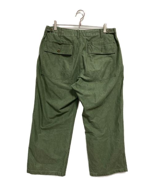 BEAMS PLUS（ビームスプラス）BEAMS PLUS (ビームスプラス) ミリタリーワークパンツ グリーン サイズ:XLの古着・服飾アイテム
