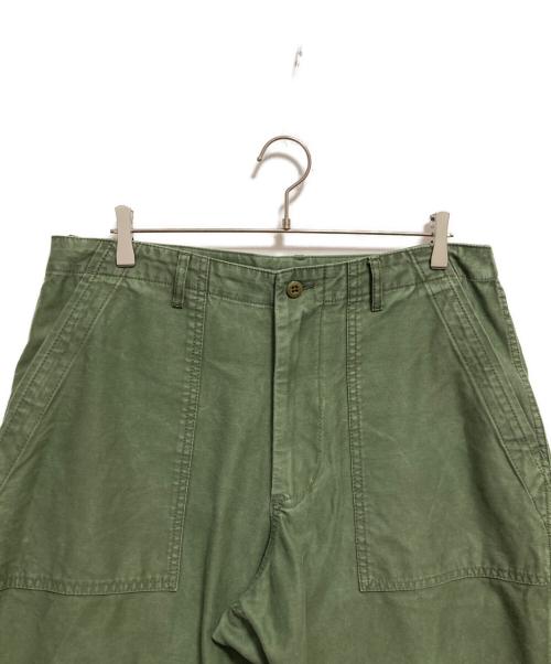 BEAMS PLUS（ビームスプラス）BEAMS PLUS (ビームスプラス) ミリタリーワークパンツ グリーン サイズ:XLの古着・服飾アイテム