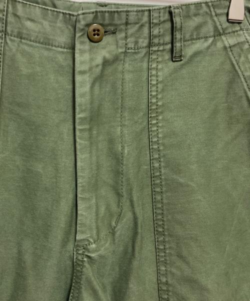 BEAMS PLUS（ビームスプラス）BEAMS PLUS (ビームスプラス) ミリタリーワークパンツ グリーン サイズ:XLの古着・服飾アイテム