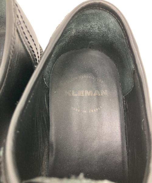 KLEMAN（クレマン）KLEMAN (クレマン) チロリアンシューズ ブラック サイズ:43の古着・服飾アイテム