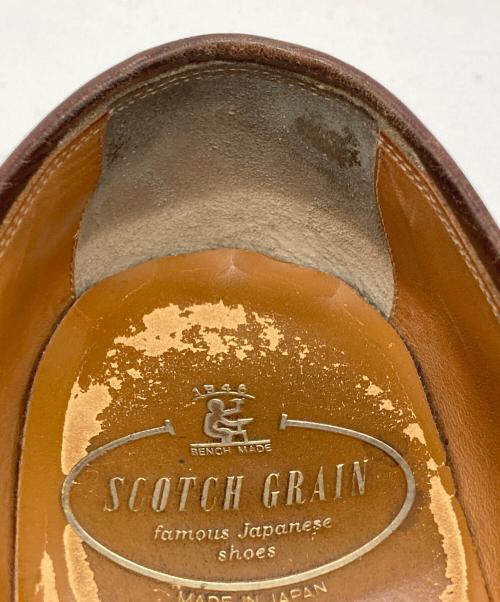 SCOTCH GRAIN（スコッチグレイン）SCOTCH GRAIN (スコッチグレイン) レザーシューズ ブラウン サイズ:25㎝の古着・服飾アイテム