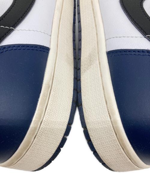 NIKE（ナイキ）NIKE (ナイキ) AIR JORDAN 1 RETRO HIGH OG ネイビー×ホワイト サイズ:28の古着・服飾アイテム