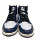 中古・古着 NIKE (ナイキ) AIR JORDAN 1 RETRO HIGH OG ネイビー×ホワイト サイズ:28：11000円