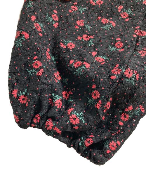 COEL（コエル）COEL (コエル) 花柄パネルレースブラウス ブラック サイズ:FREEの古着・服飾アイテム