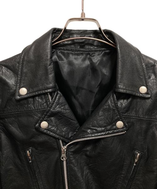 USED（ユーズド）USED (ユーズド) ダブルライダースジャケット ブラック サイズ:不明の古着・服飾アイテム
