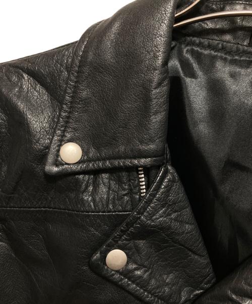 USED（ユーズド）USED (ユーズド) ダブルライダースジャケット ブラック サイズ:不明の古着・服飾アイテム
