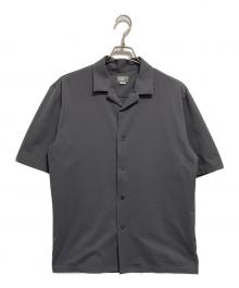 THE NORTH FACE（ザ ノース フェイス）の古着「S/S OPEN-COLLARED KNIT SHIRT」｜グレー