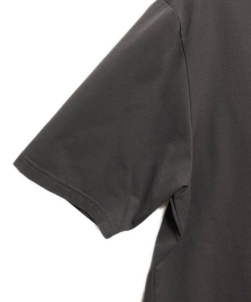 THE NORTH FACE（ザ ノース フェイス）THE NORTH FACE (ザ ノース フェイス) S/S OPEN-COLLARED KNIT SHIRT グレー サイズ:Lの古着・服飾アイテム