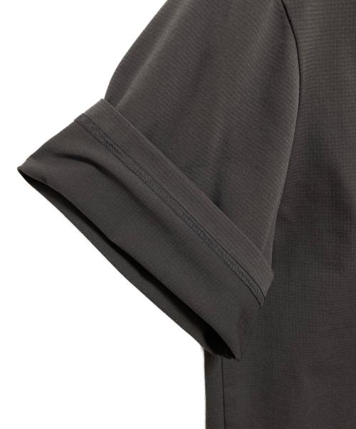 THE NORTH FACE（ザ ノース フェイス）THE NORTH FACE (ザ ノース フェイス) S/S OPEN-COLLARED KNIT SHIRT グレー サイズ:Lの古着・服飾アイテム