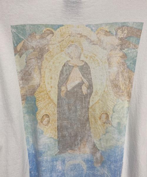 SAINT MICHAEL（セントマイケル）SAINT MICHAEL (セントマイケル) JESUS CHRIST TEE ホワイト サイズ:Lの古着・服飾アイテム
