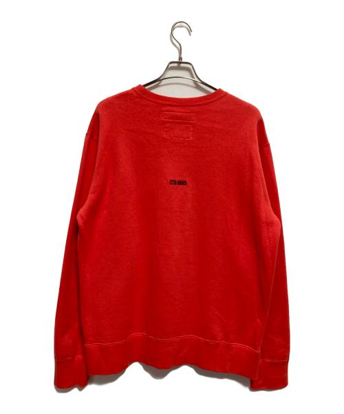NEIGHBORHOOD（ネイバーフッド）NEIGHBORHOOD (ネイバーフッド) Cali Thornhill DeWitt (カリ ソーンヒル デウィット) CTDNH/C-CREW LS レッド サイズ:Lの古着・服飾アイテム
