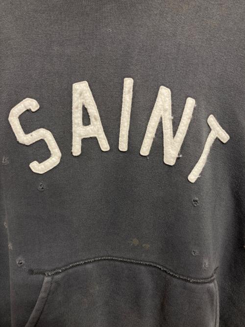 SAINT MICHAEL（セントマイケル）SAINT MICHAEL (セントマイケル) HOLY RELICS HOODIE グレー サイズ:XLの古着・服飾アイテム