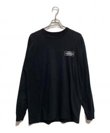 NEIGHBORHOOD（ネイバーフッド）の古着「ロゴロングスリーブTシャツ」｜ブラック