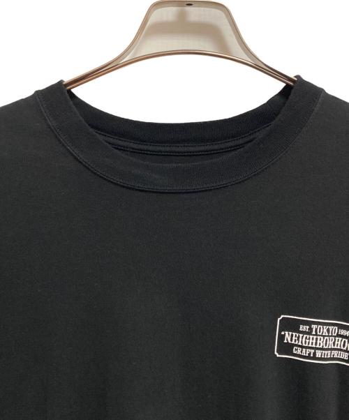 NEIGHBORHOOD（ネイバーフッド）NEIGHBORHOOD (ネイバーフッド) ロゴロングスリーブTシャツ ブラック サイズ:Lの古着・服飾アイテム