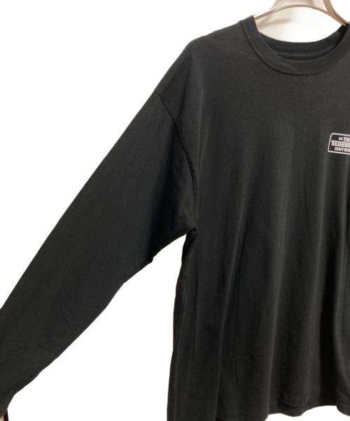NEIGHBORHOOD（ネイバーフッド）NEIGHBORHOOD (ネイバーフッド) ロゴロングスリーブTシャツ ブラック サイズ:Lの古着・服飾アイテム