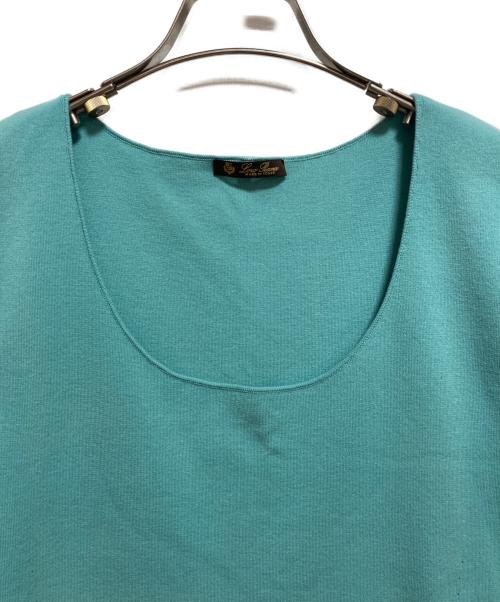 LORO PIANA（ロロピアーナ）LORO PIANA (ロロピアーナ) ノースリーブニット ブルー サイズ:44の古着・服飾アイテム