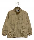 UMBRO×FREAK'S STOREアンブロ×フリークスストア）の古着「別注 Nylon Stand Collar Jacket」｜ベージュ