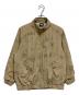 UMBRO（アンブロ）の古着「別注 Nylon Stand Collar Jacket」｜ベージュ