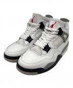NIKEナイキ）の古着「Air Jordan 4 Retro」｜ホワイト