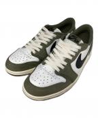 NIKEナイキ）の古着「Air Jordan 1 Low OG "Medium Olive and Summit White"」｜グリーン