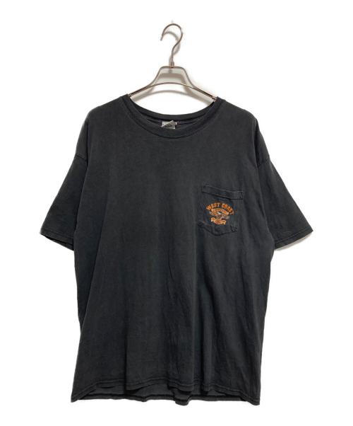 WEST COAST CHOPPERS（ウエストコーストチョッパーズ）west coast choppers (ウエストコーストチョッパーズ) ポケットTシャツ ブラック サイズ:XLの古着・服飾アイテム