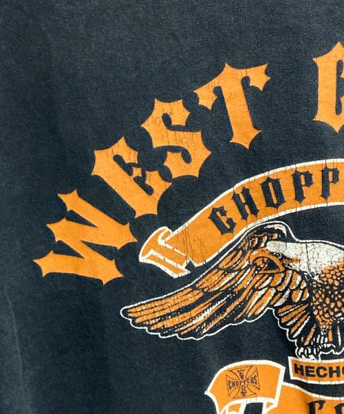 WEST COAST CHOPPERS（ウエストコーストチョッパーズ）west coast choppers (ウエストコーストチョッパーズ) ポケットTシャツ ブラック サイズ:XLの古着・服飾アイテム