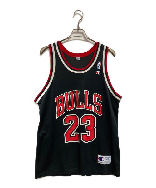 NBA（エヌビーエー）NBA (エヌビーエー) Champion (チャンピオン) ユニホーム ブラック×レッド サイズ:44の古着・服飾アイテム