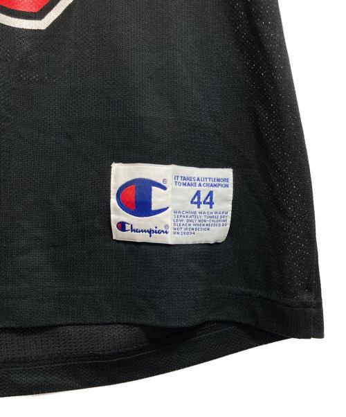 NBA（エヌビーエー）NBA (エヌビーエー) Champion (チャンピオン) ユニホーム ブラック×レッド サイズ:44の古着・服飾アイテム