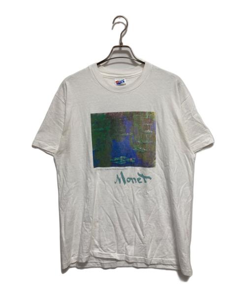 Hanes（ヘインズ）Hanes (ヘインズ) プリントTシャツ ホワイト サイズ:Lの古着・服飾アイテム