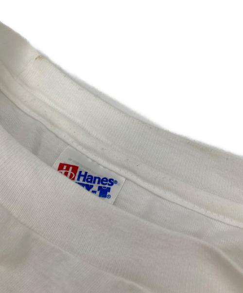 Hanes（ヘインズ）Hanes (ヘインズ) プリントTシャツ ホワイト サイズ:Lの古着・服飾アイテム