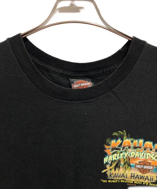 HARLEY-DAVIDSON（ハーレーダビッドソン）HARLEY-DAVIDSON (ハーレーダビッドソン) ノースリーブカットソー ブラック サイズ:XLの古着・服飾アイテム